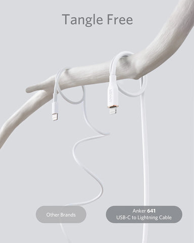 Refurbished Anker 641 USB-C to Lightning Cable (Flow, Silicone)