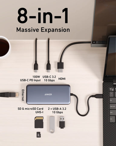 Anker 555 USB-C Hub (8-in-1)