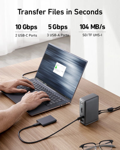 Refurbished Anker 575 USB-C Docking Station (13-in-1)