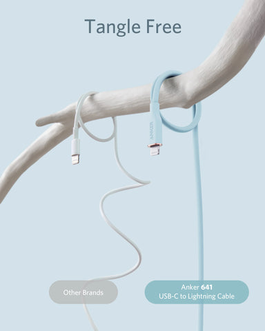 Anker 633 Magnetic Battery and Anker 641 USB-C to Lightning Cable (Flow, Silicone)